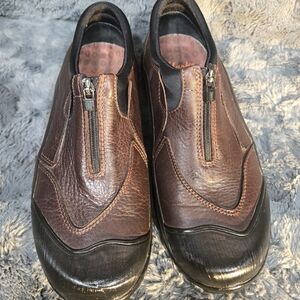 Clarks Brown Leather Winter Boots